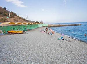 Пляж санатория Славутич